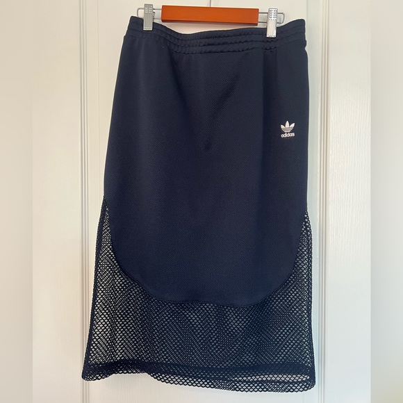 NWOT Adidas Midi Skirt | navy blue | M - Picture 6 of 12
